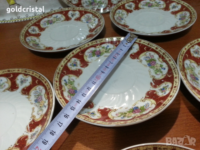 Стар български порцелан чинии , снимка 4 - Антикварни и старинни предмети - 44701043