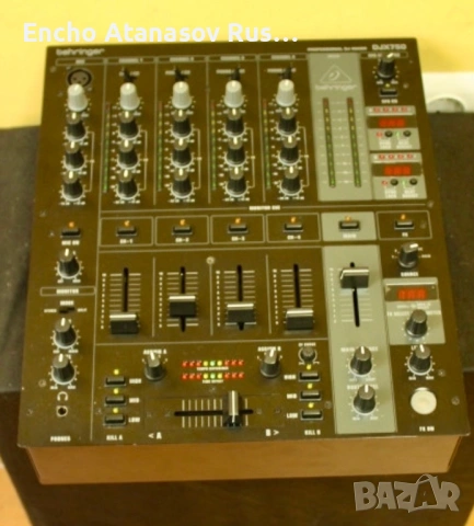 DJ миксер Behringer DJX750, снимка 3 - Ресийвъри, усилватели, смесителни пултове - 53233696