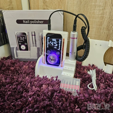 Електрическа пила с посътавка, за геллак