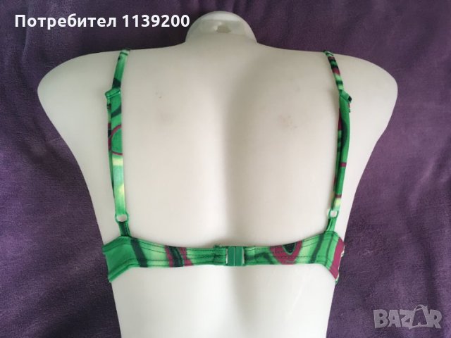 Бански S М 70-75В Agua Loca HM зелен Glück син Morgan розов две части, снимка 3 - Бански костюми - 29938693