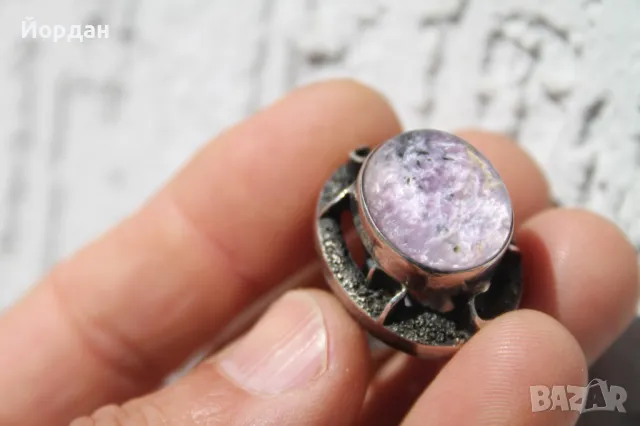 Авторски сребърен пръстен , снимка 16 - Пръстени - 49862364