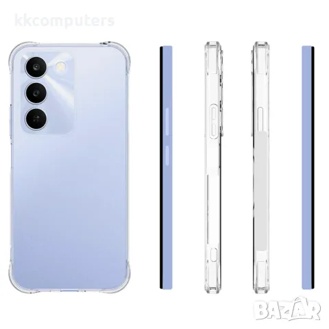 WANLONFENG TM Series за Realme C100 5G / C83 5G Прозрачен Удароустойчив TPU Калъф 2.0mm със Скрийн П, снимка 5 - Калъфи, кейсове - 56184727