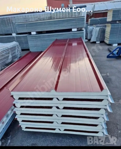 Керемидено червен термопанел 40мм дебелина