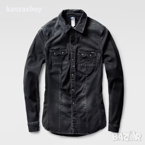 g-star tacoma western straight shirt wmn - страхотна дамска риза КАТО НОВА, снимка 3 - Ризи - 39731472