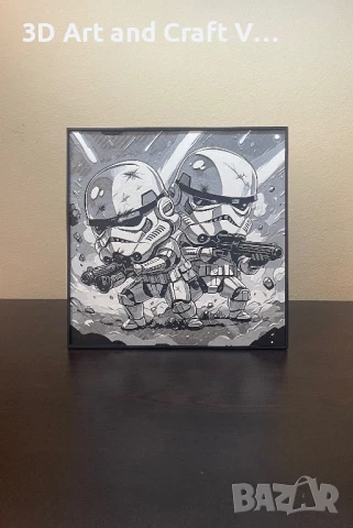 Релефна картина Storm Troopers – Chibi Edition