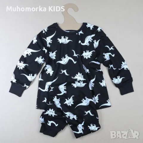 НАМАЛЕНИЕ! детска пижама комплект Matalan динозаври 68 6-9 74 9-12 80 12-18 86 18-24 92 2-3 98 3-4