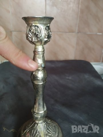 метален свещник, снимка 2 - Декорация за дома - 35305204