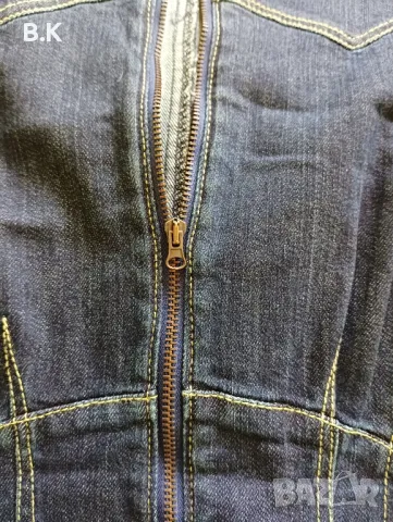 Ефектна дънкова рокля/ сукман , снимка 4 - Сукмани - 47800286