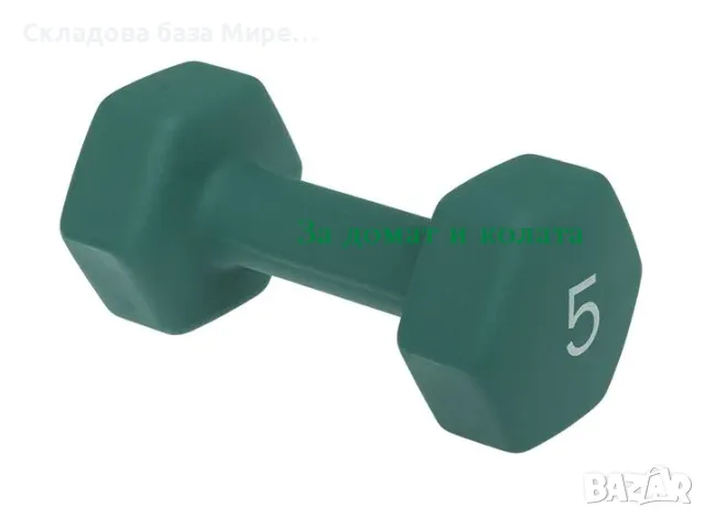  Гира желязо с винилово покритие 5 килограм , снимка 1