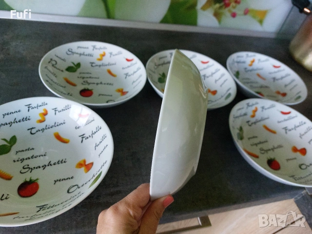 11 евро, за 6 броя нови чинии, порцелан, вместимост 700мл, снимка 2 - Чинии - 53269400
