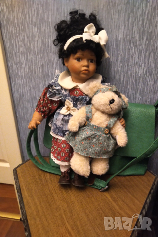 КОЛЕКЦИОНЕРСКА РЕТРО ПОРЦЕЛАНОВА КУКЛА