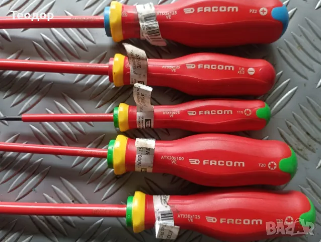 facom отверки с изолация , снимка 4 - Отвертки - 50177408