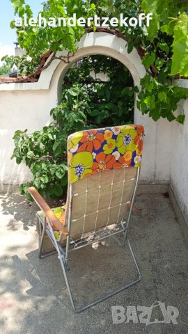 Шезлонг и походно легло - шезлонг ретро, снимка 5 - Градински мебели, декорация  - 37058394