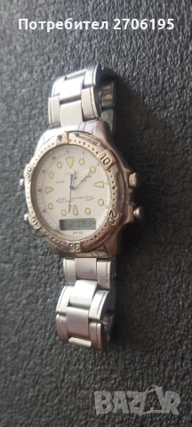 Мъжки часовник Citizen C 480-314751 K с дигитален алармен механизъм WR 100, хронограф, снимка 5 - Мъжки - 51316879