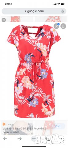 Vero Moda нова флорална рокля Л/ХЛ, снимка 7 - Рокли - 29436168