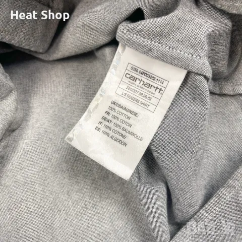 Мъжка риза Carhartt L/S Roggers Shirt, снимка 6 - Ризи - 48571184