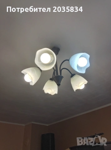 Полилей , снимка 3 - Лампи за таван - 53005173