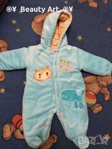 Бебшки зимен космонавт - 0-3м., снимка 1 - Бебешки ескимоси - 31443465
