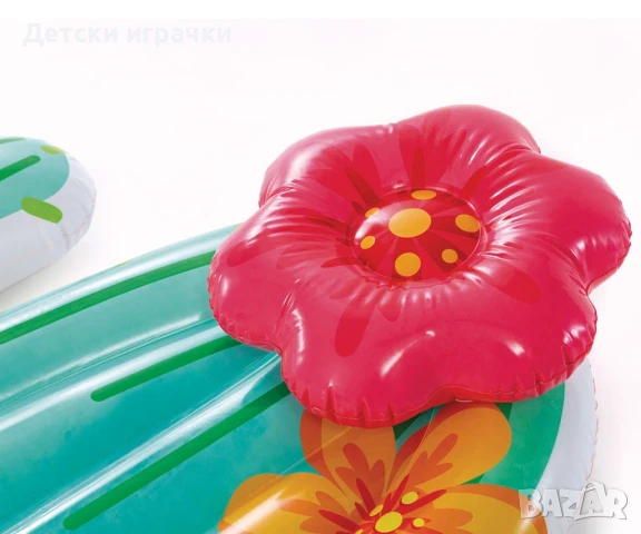 Надуваем дюшек INTEX Кактус, 180 х 130 х 28 см, снимка 6 - Басейни и аксесоари - 50852781