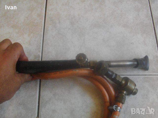 Горелка-Италианска-Работеща На Газ-4 bar-SIEVERT-Винтил-Пълен Комплект, снимка 7 - Други инструменти - 33730645