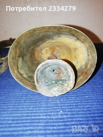 Стар чан, звънец хлопка, 100% автентичност, снимка 6 - Антикварни и старинни предмети - 52282572