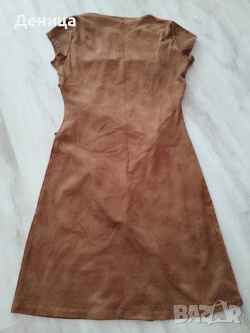 елегантна велурена рокля, снимка 4 - Рокли - 48124555