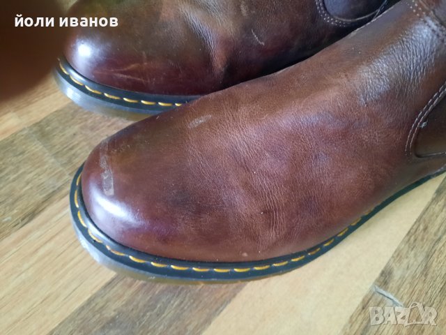 DR. MARTENS-ботуши кожени,шити 47 номер, снимка 2 - Маратонки - 44447951