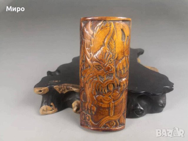 ДЕМОН ДЯВОЛ САТАНА ТИБЕТ НЕПАЛ МЕДАЛЬОН ВИСУЛКА , снимка 1