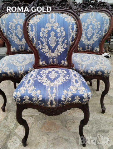 11 комплекта Антикварни столове, снимка 12 - Столове - 54264662
