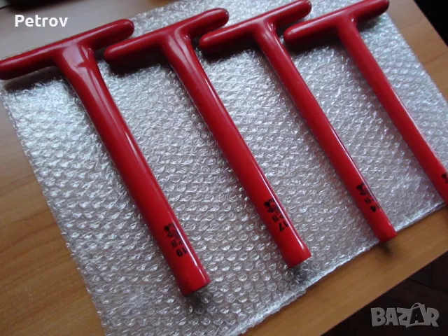 LEMP - VDE 1000 V - MADE IN GERMANY - 7 броя ПРОФЕСИОНАЛНИ Изолирани Глухи Ключове 13-14-17-19 mm , снимка 1