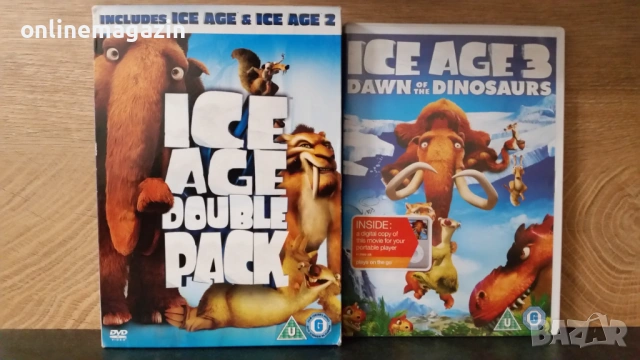 DVD  Ледена Епоха 1,2 и 3 