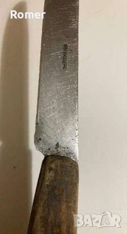 Стар български нож с маккировка, снимка 4 - Антикварни и старинни предмети - 50869826
