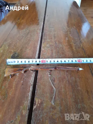 Стара писалка,химикал,химикалка Пушка , снимка 2 - Други ценни предмети - 48801670