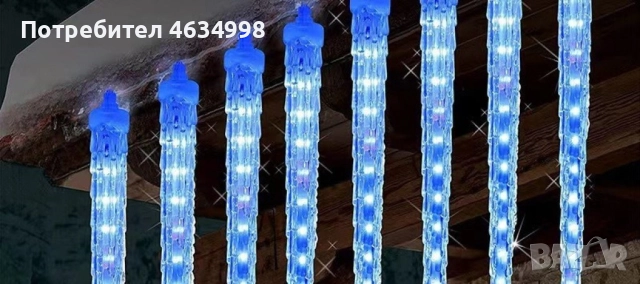 Коледна светеща украса тип падащ сняг , снимка 3 - Декорация за дома - 52204897