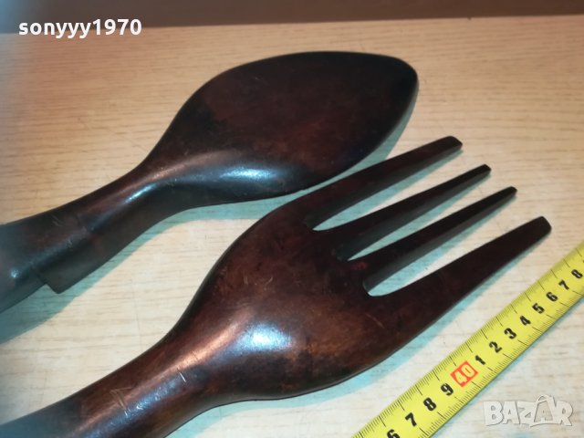 ГОЛЯМИ НОЖ И ВИЛИЦА 50см 2202212036, снимка 16 - Колекции - 31916243