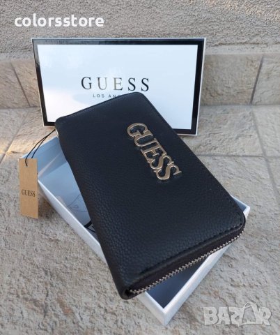 Черно портмоне Guess код IM-D34L, снимка 2 - Портфейли, портмонета - 41703541
