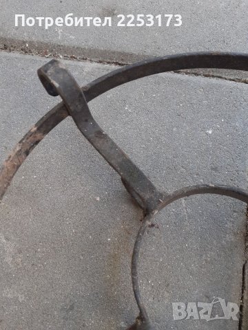 Кована стойка сач със тава глина, снимка 3 - Декорация за дома - 39939284