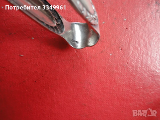 Невероятна щипка за лед захар Арт Деко , снимка 5 - Колекции - 51376668