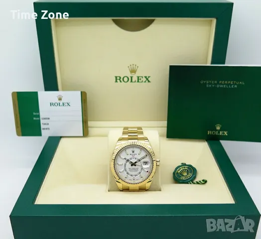 Rolex Sky-Dweller 42mm Yellow Gold White Dial Automatic Различни Варианти, снимка 2 - Мъжки - 48183522
