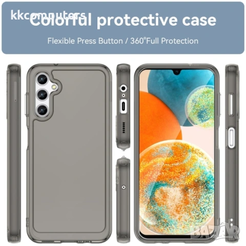 Samsung Galaxy A14 5G Силиконов Калъф TPU и Протектор, снимка 6 - Калъфи, кейсове - 53879091