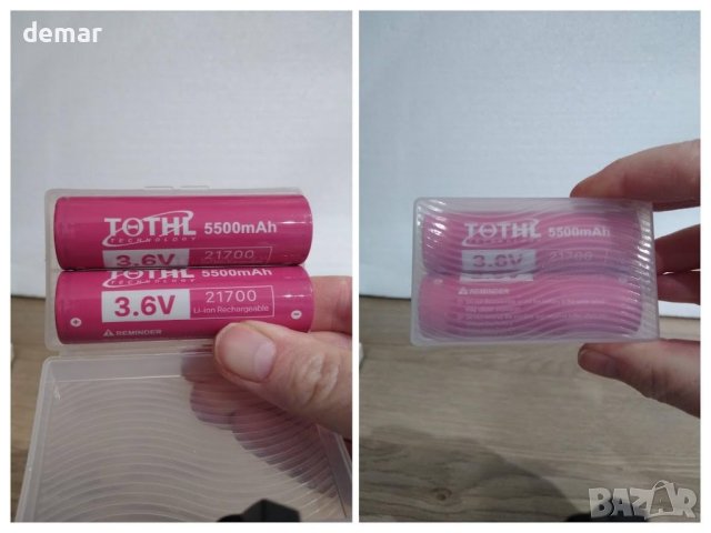 Дълготрайни високоамперни батерии 5500 за фар, фенерче, електронни устройства - 2 бр., снимка 3 - Други стоки за дома - 44437667