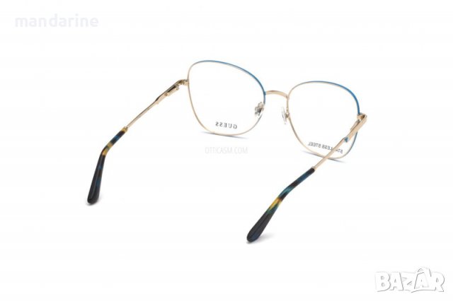 GUESS 🍊 Дамски метални рамки за очила BLUE & GOLD нови с кутия, снимка 9 - Слънчеви и диоптрични очила - 38410260