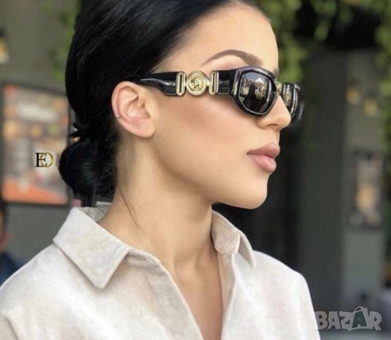 очила с калъф, кутия и ув защита chanel versace , снимка 3 - Слънчеви и диоптрични очила - 51768670