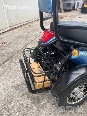  Двуместна Електрическа Триколка PUDDING 1500W, снимка 12 - Мотоциклети и мототехника - 42041292