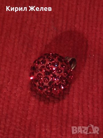 БЛЕСТЯЩО КРИСТАЛНО АРТ МЕДАЛЬОНЧЕ СРЕБРО 925 ПЕНДАНТ ТОПЧЕ за КОЛИЕ 28752, снимка 13 - Колиета, медальони, синджири - 39267353