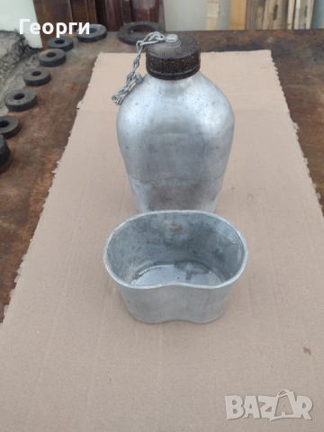 Алуминиев плакет , Манерка, снимка 17 - Антикварни и старинни предмети - 44477618