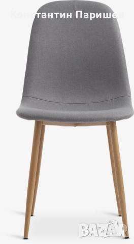 Чисто нови трапезни сиви столове, снимка 2 - Столове - 52163593