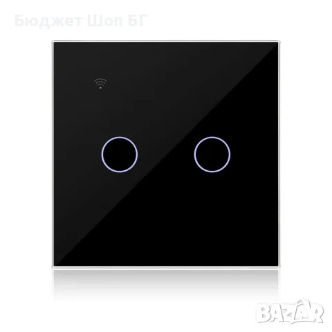 Смарт двоен двуканален ключ за осветление KETOTEK WiFi Сензорен Tuya Smart Life