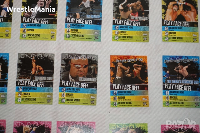 WWE Албум с WWE 26 Кеч Карти Topps Shad/Victoria/Ashley/Torrie Wilson/Daivari/Tazz/Mark Henry/, снимка 14 - Други - 51855619