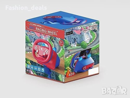 Нов Безжичен волан Race Games Wheel за Nintendo Switch Android iOS, снимка 5 - Аксесоари - 42323582